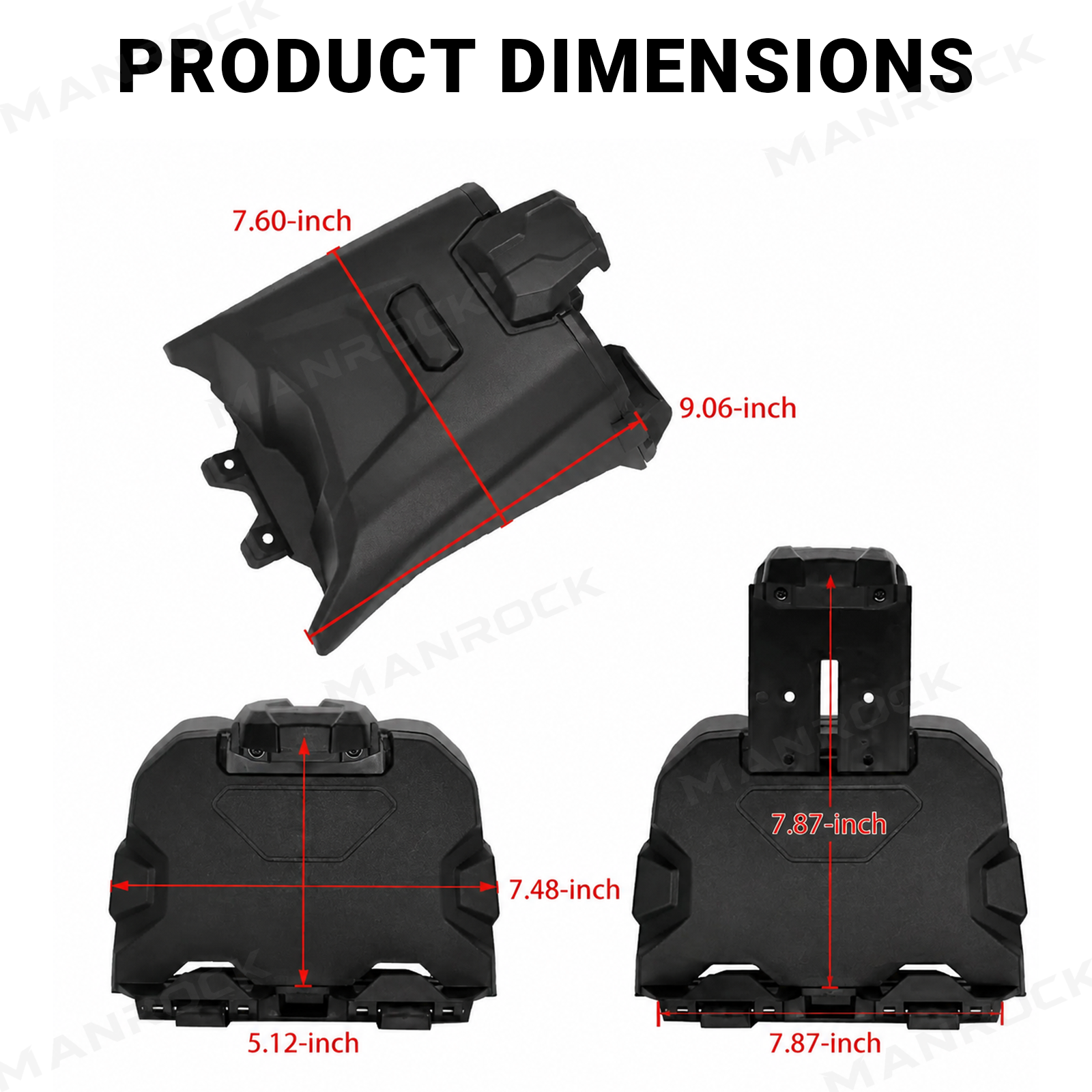 UTV Tablet Holder Mount With Storage Box for Can-Am Maverick X3 / X3 Max