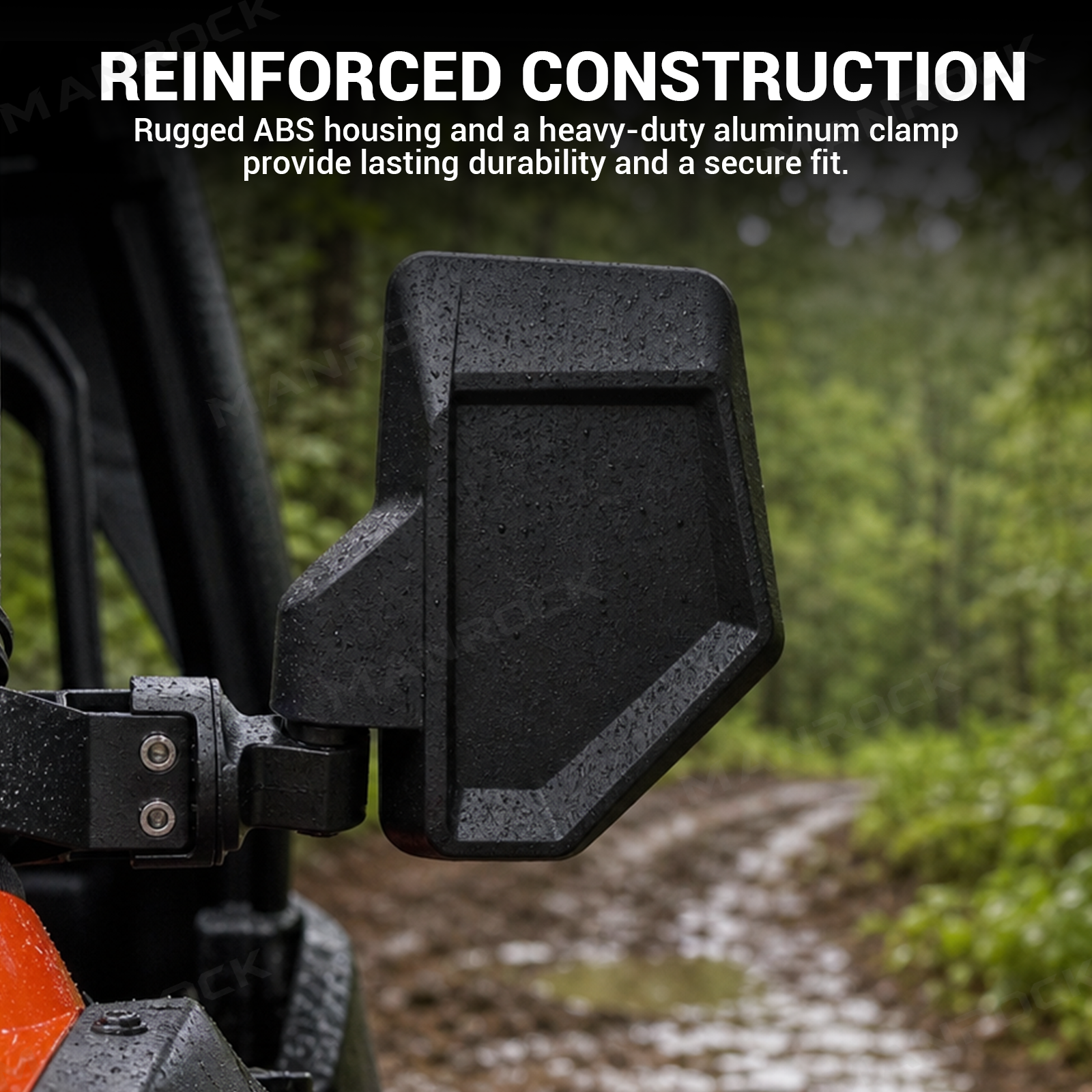 UTV Adjustable Rear Side View Mirrors Folding Side Mirrors For Polaris / Can-Am / CFMOTO