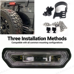 Manrock UTV LED Chase Lights Red Tail Light Bar for 1.75''-2" Roll Bar Universal Fit for Polaris /  Can-Am