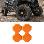 Wheel Center Caps Hub Cap Covers 4PCS for Polaris RZR