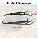 UTV Rock Sliders Side Nerf Bars Protection for Can-am Maverick X3