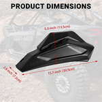 Rear Roll Cage Cover Roll Cage Trim Plates Protection Shield Guard 2PCS for Can-Am Maverick X3 / X3 Max