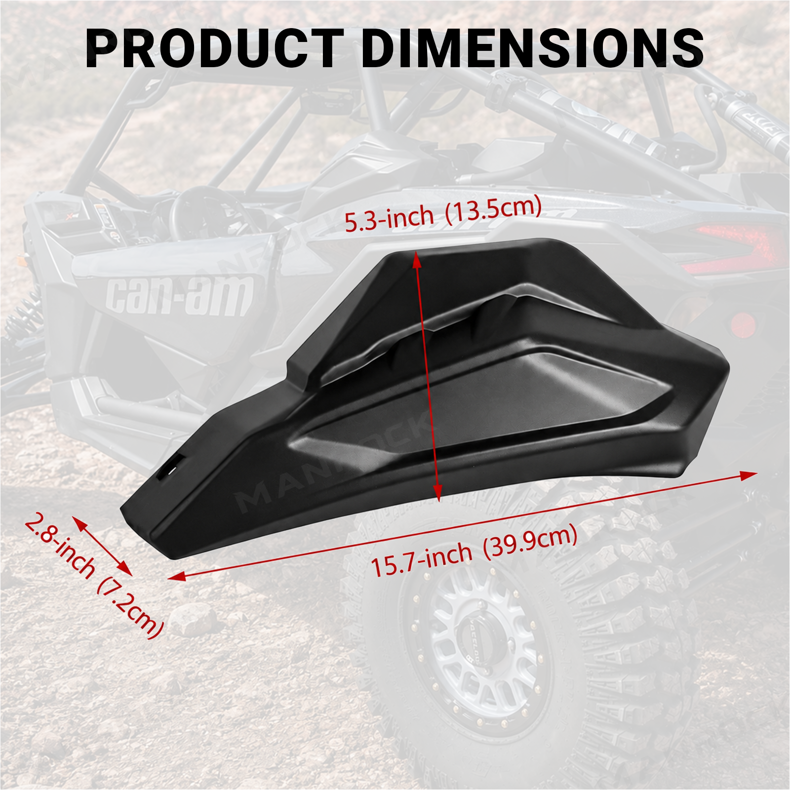 Rear Roll Cage Cover Roll Cage Trim Plates Protection Shield Guard 2PCS for Can-Am Maverick X3 / X3 Max