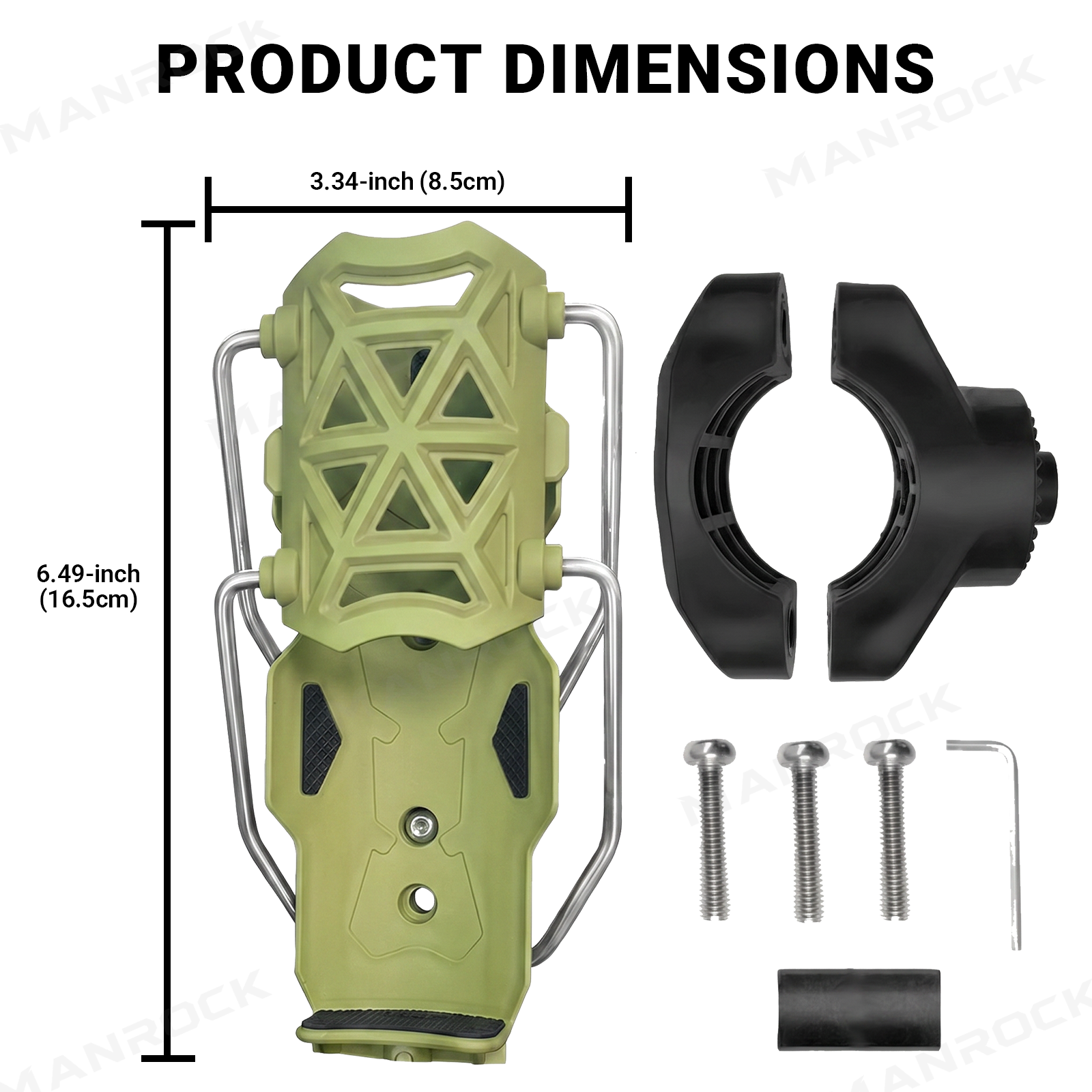 Cup Holder Adjustable 360° Rotating Drink Holder Universal Fit for UTV / ATV