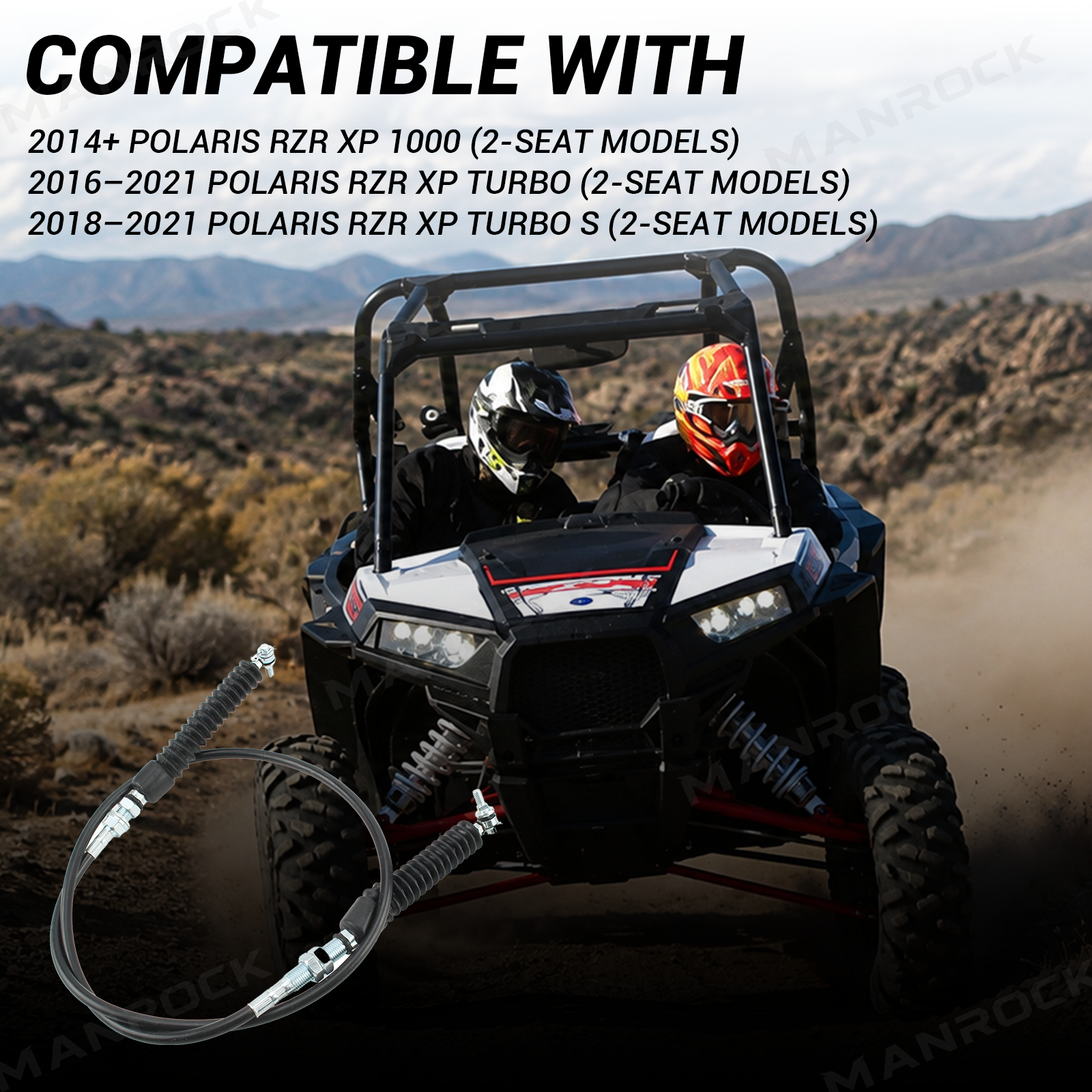 Gear Shift Selector Cable Shift Cable Replacement for Polaris RZR