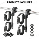 ATV UTV Gun Rack Double-Tier Hunting Tool Holder Mount 2PCS Universal Fit for 1.5"-2" Roll Bars