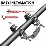 UTV ATV Gas Can Mount Adjustable Fuel Can Mount Tank Holder Universal Fit for 1.5"-2" Roll Cage