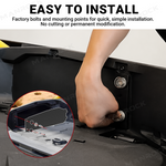 UTV Rear Bed Side Doors Kit Cargo Storage Cover 2PCS for Can-Am Maverick R