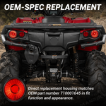 Tail Light Housing Replacement Tail Light Lens Shell for Can-Am  Maverick 1000R / Outlander / Commander / Renegade