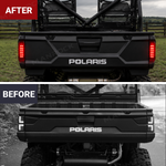 UTV LED Tail Light Assembly Red Taillight Rear Lights 2PCS for Polaris Ranger