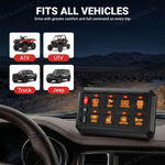 8 Gang Switch Panel RGB Circuit Control Relay System Universal Fit for UTV / ATV
