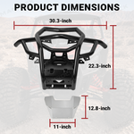 Front Bumper Guard Winch Bumper Protector for Can-Am Maverick X3 Max