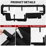 Soft Rear Windshield PVC Windscreen Rear Wind Cover for Can-Am Maverick X3 / X3 Max