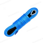 Synthetic Winch Rope Line Cable 1/4" × 50 Ft Universal Fit for UTV / ATV