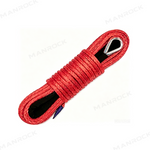 Synthetic Winch Rope Line Cable 1/4" × 50 Ft Universal Fit for UTV / ATV