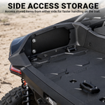 UTV Rear Bed Side Doors Kit Cargo Storage Cover 2PCS for Can-Am Maverick R