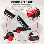 Fire Extinguisher Mount Quick Release Roll Cage Fire Extinguisher Holder Universal Fit for UTV / ATV
