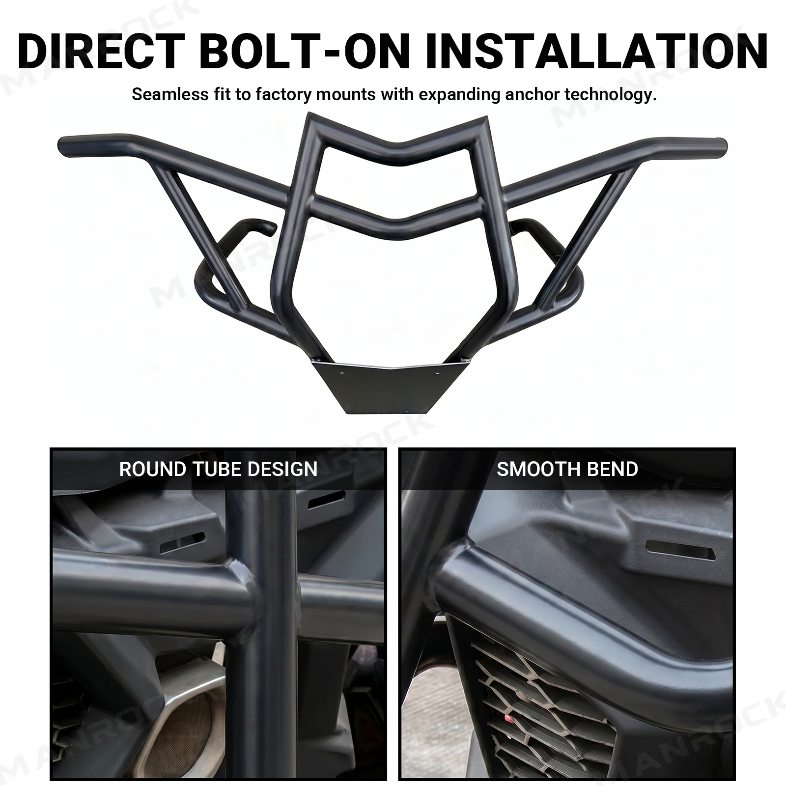 UTV Rear Bumper Protector Guard for Can-Am Maverick X3 Max
