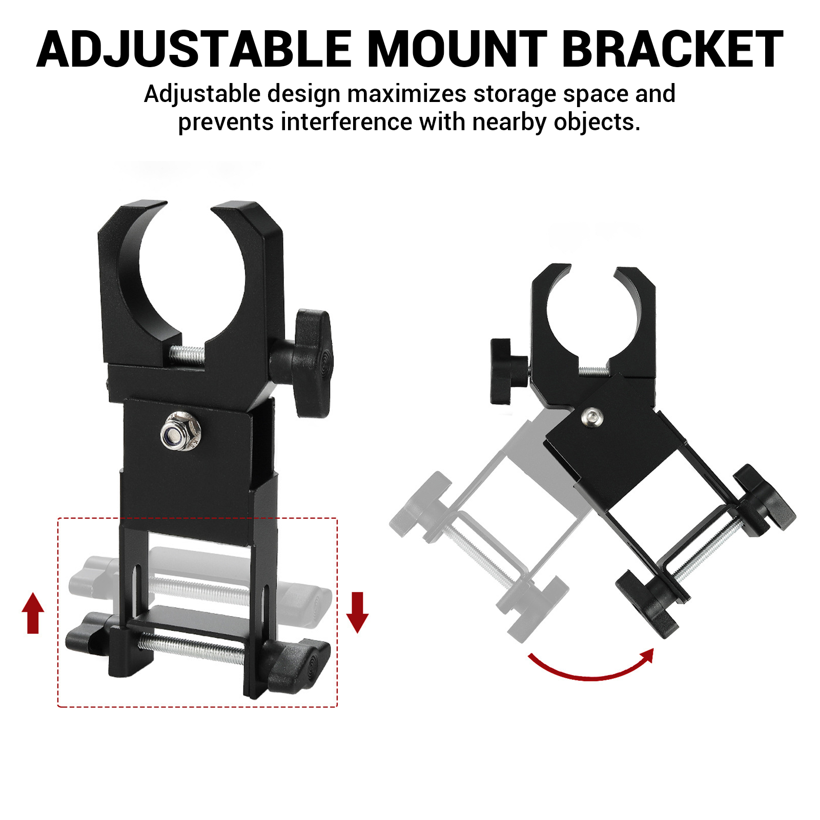 UTV Spare Belt Holder CVT Drive Belt Mount 2PCS Universal Fit for 1.5"-2" Roll Bars