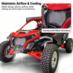 UTV Front Grille Aluminum Mesh Grille Protector Kit for Can-Am Maverick R