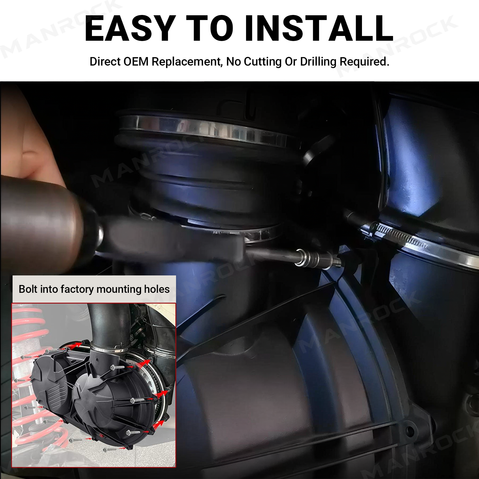 UTV Inner Clutch Cover Belt Cover for Can-Am Maverick X3 / X3 Max