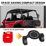 UTV ATV Gas Can Mount Adjustable Fuel Can Mount Tank Holder Universal Fit for 1.5"-2" Roll Cage