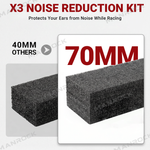 UTV Noise Reduction Kit Aluminum Air Intake Relocation Kit for Can-Am Maverick X3 / X3 Max